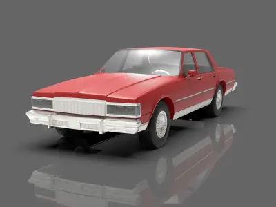 Chevrolet Caprice Classic 1977 4 Door RC  car 3D print model