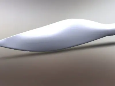 Horizontal axis wind turbine blade  3D print model