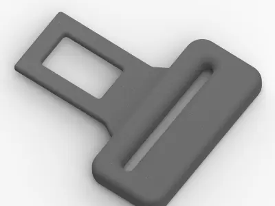 Car Seat Buckle 3D print model