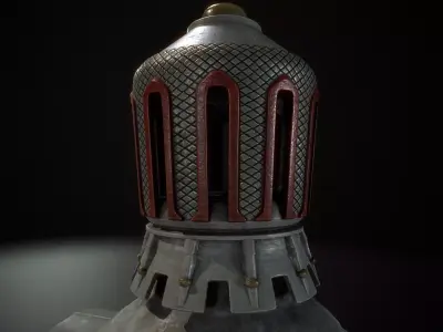 building 17 Low-poly 3D model