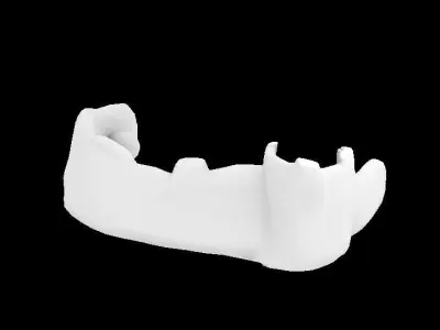 Snow base Free low-poly 3D model