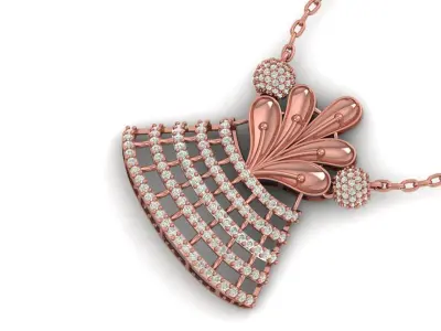 Pendant Necklace 3D print model 16