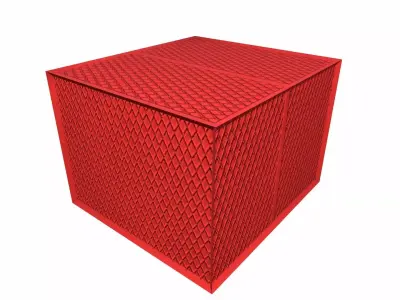 Battery Box Low-poly 3D model