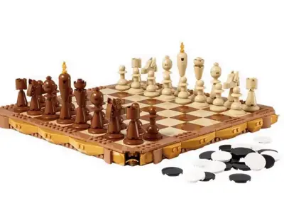 TwindBricks3D - 40719 Traditional Chess Set 3D print model