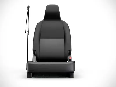 Seat v8 Low-poly 3D model