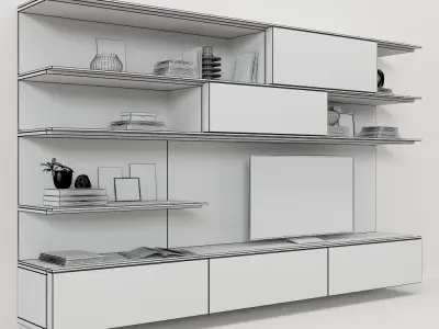 jesse online wall mounted system 3D model