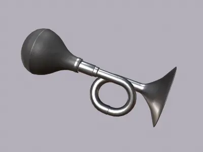 Air Horn Low-poly 3D model