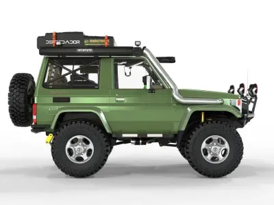 Generic Land cruiser series 76 2007 Full Accessories 3D model