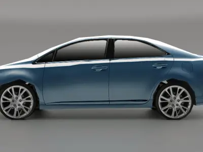 Lexus Lowpoly Car Low-poly 3D model