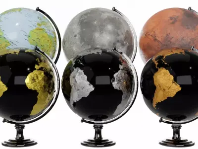 Desk Globe 3D model