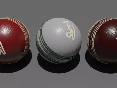 Cricket Ball 3D model