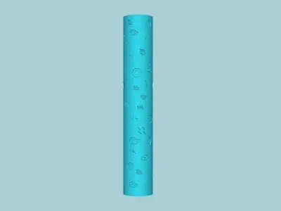 Texture Roll 67 Naruto Negative - Fondant Decoration Maker 3D print model
