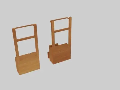 Surf Cabinet Padle Low-poly 3D model