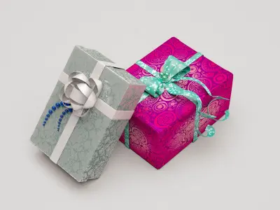Collection Christmas Gifts 3D model
