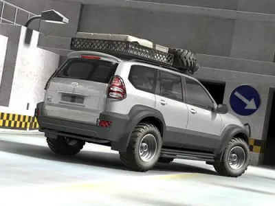 Toyota LandCruiser offroad 3D model