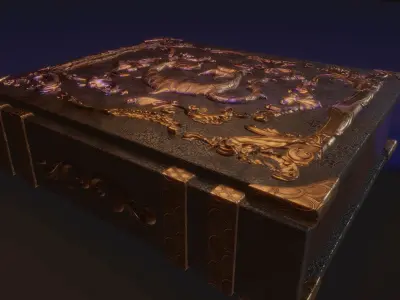 Magic Books Set Low-poly 3D model Low-poly 3D model