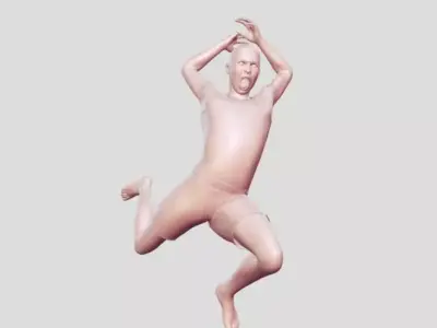  sport man statue 3D print model