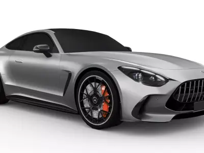 Mercedes-Benz AMG GT Coupe 2024 Low-poly 3D model
