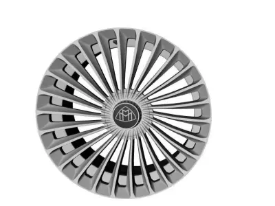 wheels maybach 222 3D model