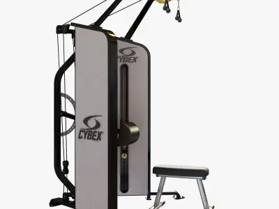 Gym FUNCTIONAL TRAINER 3D model