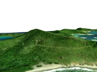 Island in the Virgin Islands Free 3D model