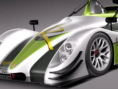Radical SR8 2012 race car 3D model