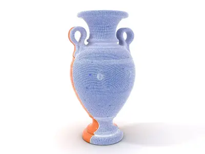 Terracotta Vase model pack Low-poly 3D model