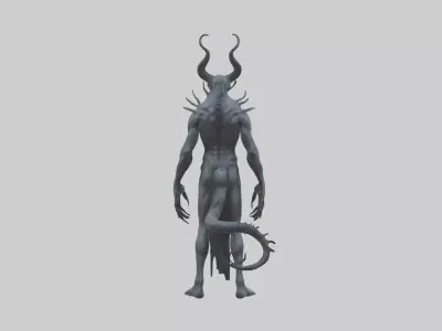 Blackened fiend model 3D model