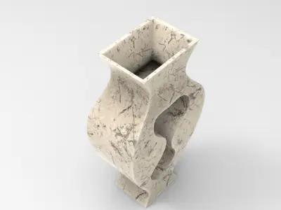 Leol Vase Low-poly 3D model