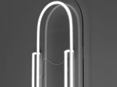 Clip - Neon Sign 3D model