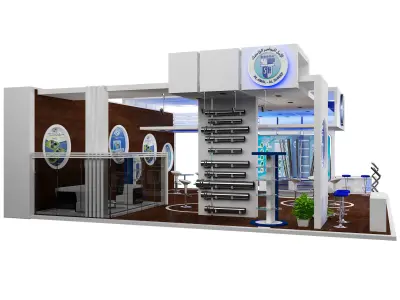 Booth Exhibition Stand a390a 3D model