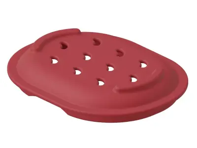 Plastic Deluxe Soap Dish 3D model