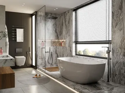 Bathroom 58 3D model