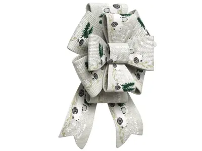 Christmas Bow Ribbon 39 Low-poly 3D model