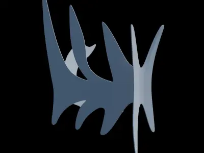 Alexander Calder Sculpture Replica 04 Low-poly 3D model
