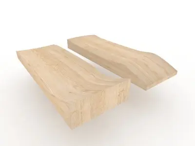 Old school shape skateboard mold- ready to be milled 3D model