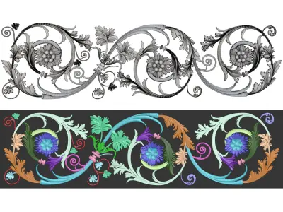 Decorative Ornamental 14 3D model