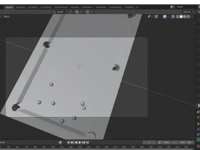 pool table Free 3D model