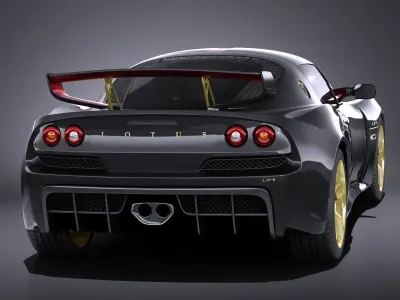 Lotus Exige LF1 2016 VRAY 3D model