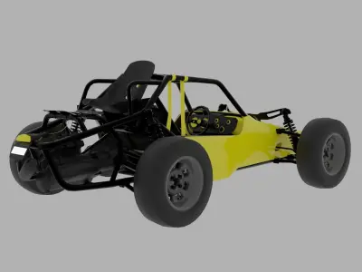 PUBG buggy 3D model
