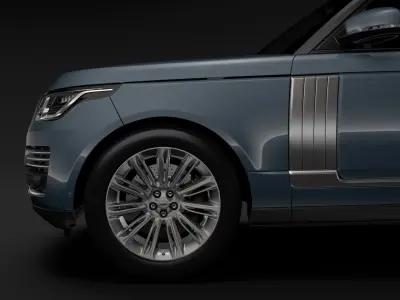 Range Rover Autobiography L405 2018 3D model
