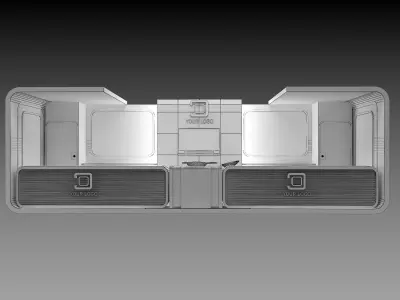 Booth Exhibition Stand a437b 3D model