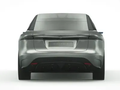 Sony Vision S Concept Low-poly 3D model