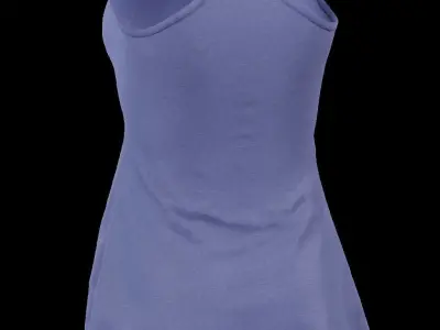 Tennis dress 3D model