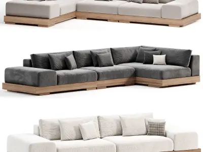 APPIANI Sofa by blanche 3D model