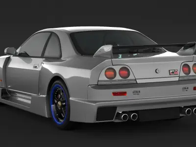 Nissan Skyline GT-R LM R33 3D model