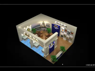 Exhibition - Area - 11X8-3DMAX2012-014 3D model