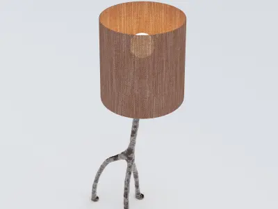 Lamp made to look like a Giraffe 3D model