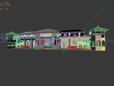Exhibition - Area - 12X27-3DMAX2009-04 3D model