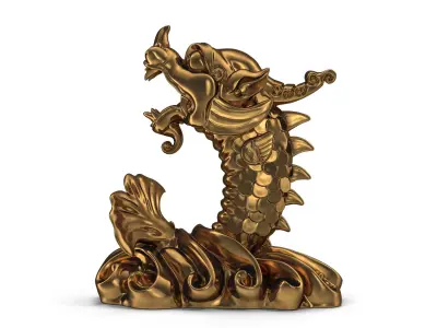 Arowana printable feng shui 3D print model